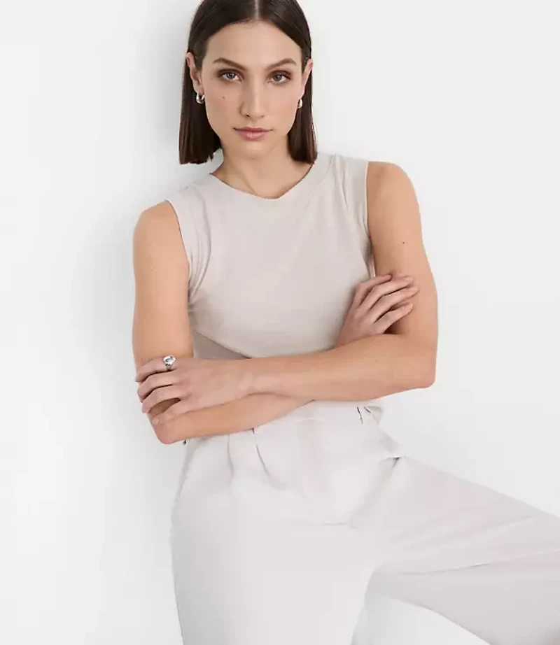 LOFT Versa Sweater Knit Relaxed Tank Top