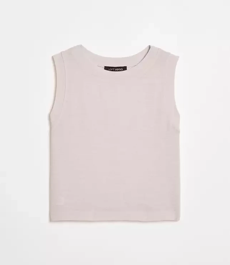 LOFT Versa Sweater Knit Relaxed Tank Top