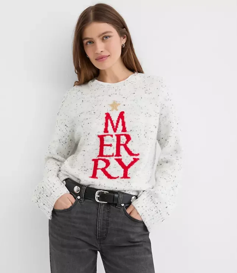 Petite Merry Mock Neck Sweater