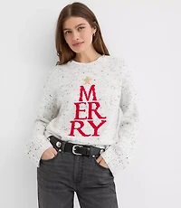 Petite Merry Mock Neck Sweater