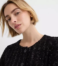 Shimmer Boucle Mini Pocket Dress