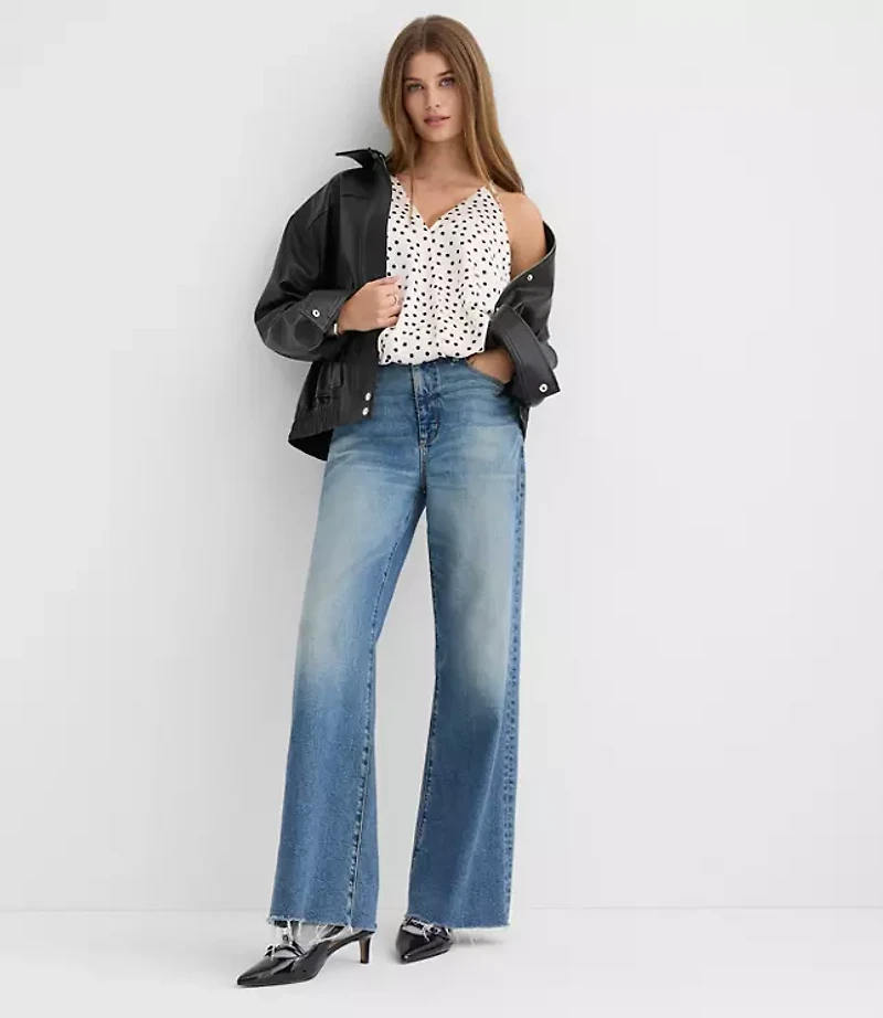 Bubble Hem Wrap Cami