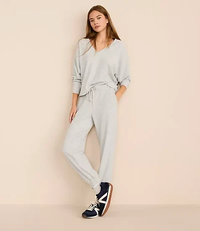 Lou & Grey Heathered Upstate Waffle Joggers