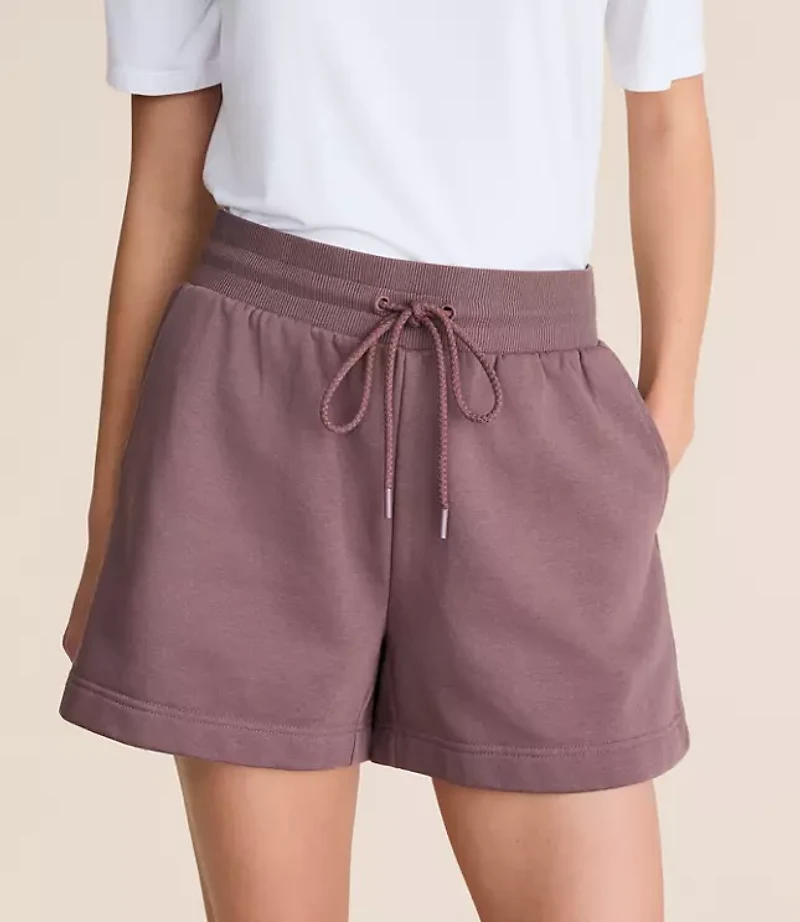 Lou & Grey Elite Fleece Drawstring Shorts