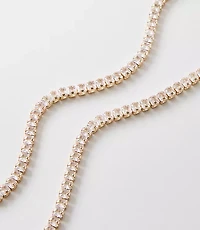 Pull Tie Tennis Necklace
