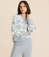 Petite Lou & Grey Geo Polo Sweater