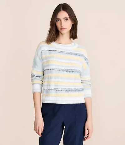 Lou & Grey Marled Stripe Sweater