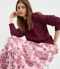 Petite Shimmer Geo Tiered Maxi Skirt