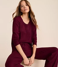 Lou & Grey Ribbed Softened Pajama Set