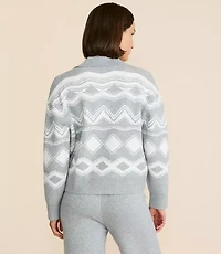 Lou & Grey Geo Polo Sweater
