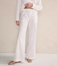 Haven Well Within Organic Cotton Poplin Wide Leg Pants