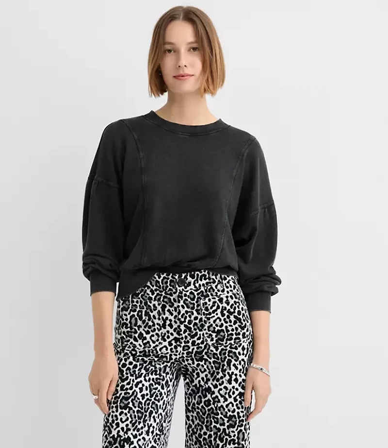 Seamed Modern Sweatshirt
