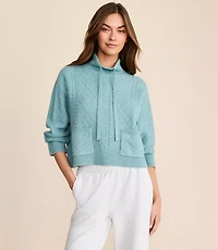 Petite Lou & Grey Bobble Drawstring Neck Sweater