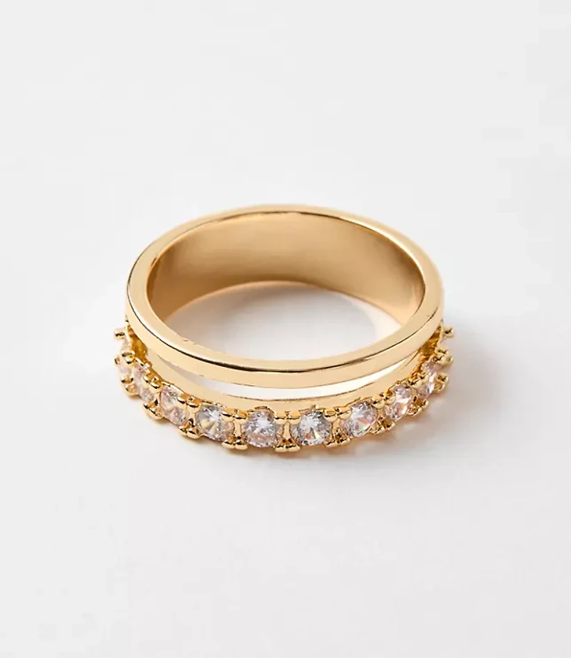 Sparkle Cutout Ring