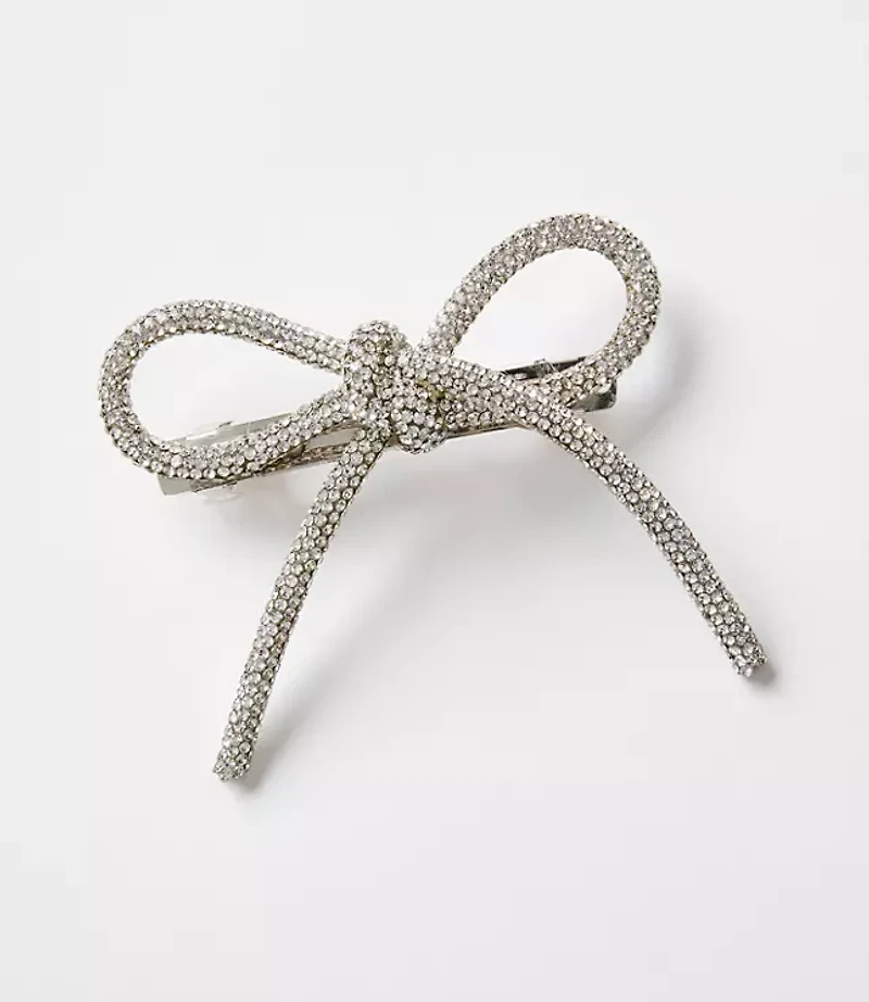 Crystal Bow Barrette