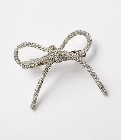 Crystal Bow Barrette