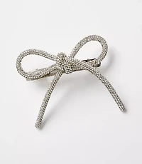 Crystal Bow Barrette