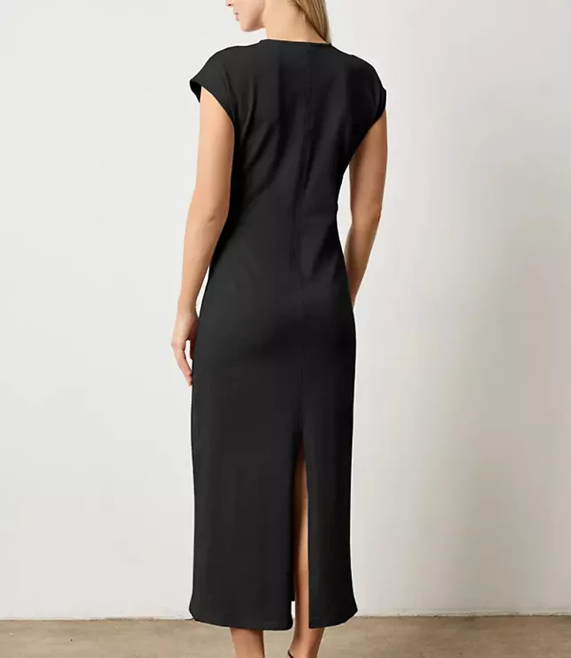Lilla P Side Tuck Maxi Dress
