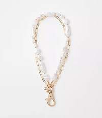 Short Pearlized Phone Chain