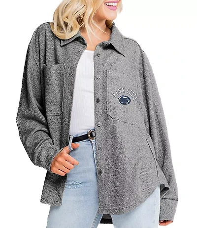 Gameday Couture Penn State Nittany Lions Switch It Up Button Down Shacket