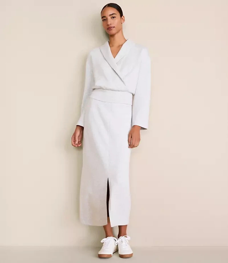 Lou & Grey Heathered Scubasoft Maxi Skirt