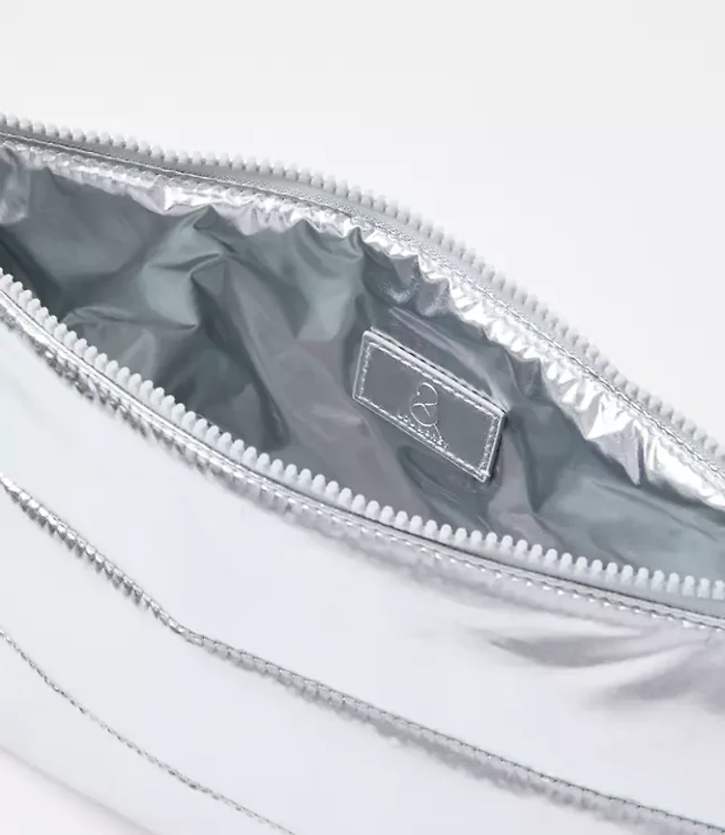 Lou & Grey Metallic Quilted Pouch