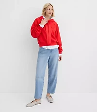 Petite Heart Embroidered Hoodie