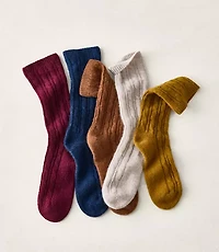 Haven Well Within Cashmere Blend Cable Knit Socks