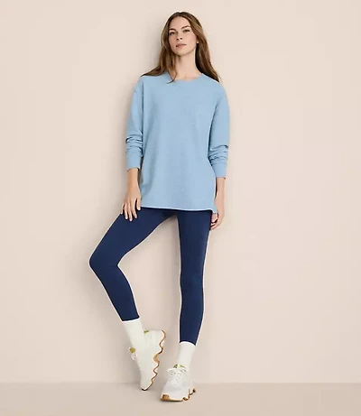 Lou & Grey Flecked Ottoman Side Slit Tunic Top