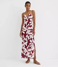 LOFT Beach Magnolia Open Back Keyhole Maxi Dress