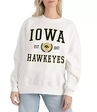 Gameday Couture Iowa Hawkeyes Timeless Triumph Fleece Crew Neck Pullover