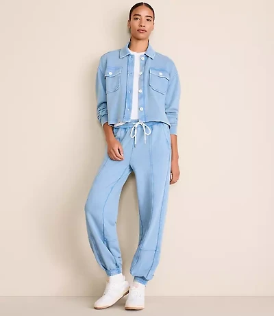 Petite Lou & Grey Seamed Joggers