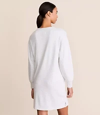 Lou & Grey Heathered Cozy Cotton Mini Pocket Dress