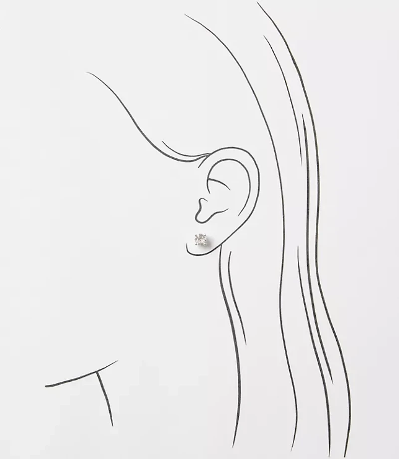 Modern Sparkle Stud Earrings