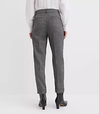 Curvy Cuffed Riviera Slim Pants Twill