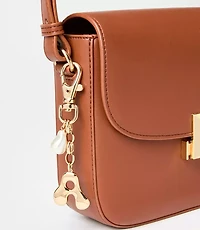 Pearlized Bubble Letter Initial Bag Charm