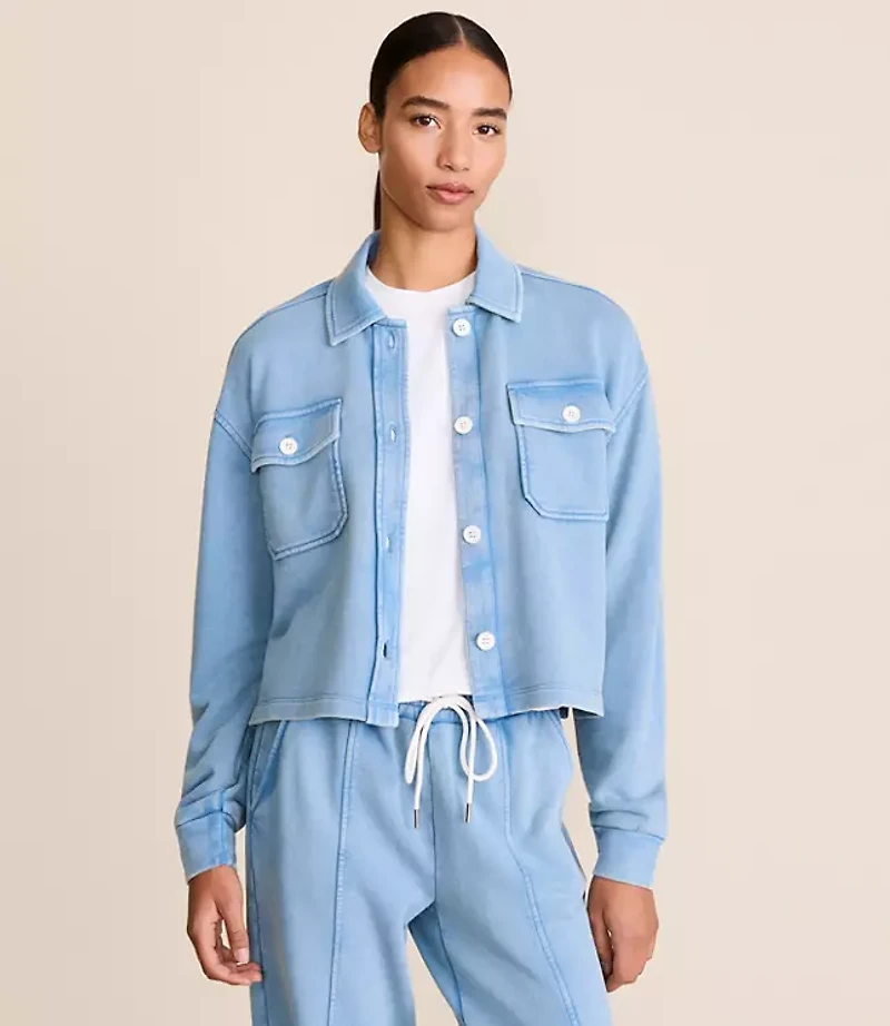 Lou & Grey Button Pocket Top