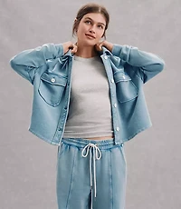 Lou & Grey Button Pocket Top