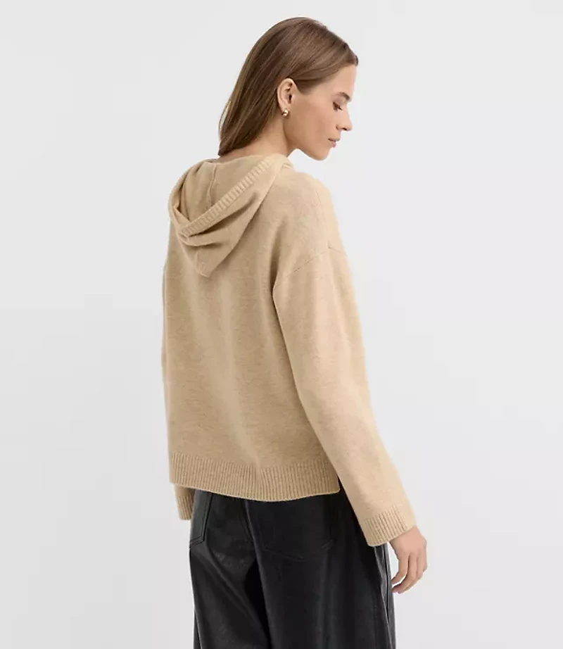 Petite Heart Hoodie Sweater