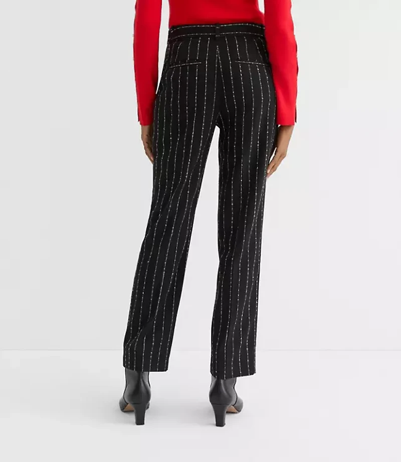 Tall Parker Straight Pants Brushed Pinstripe
