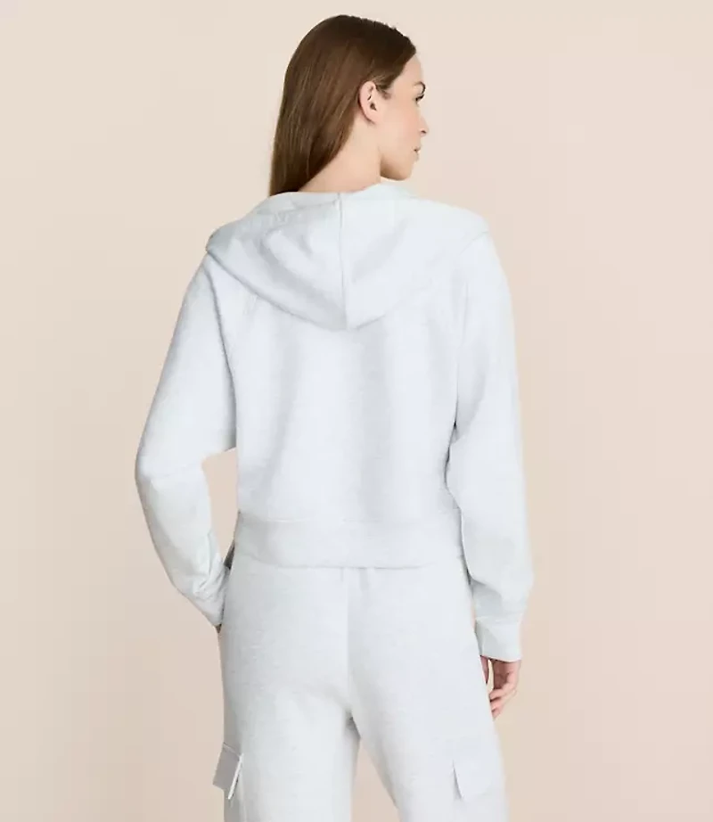 Petite Lou & Grey Heathered Scubasoft Zip Hoodie