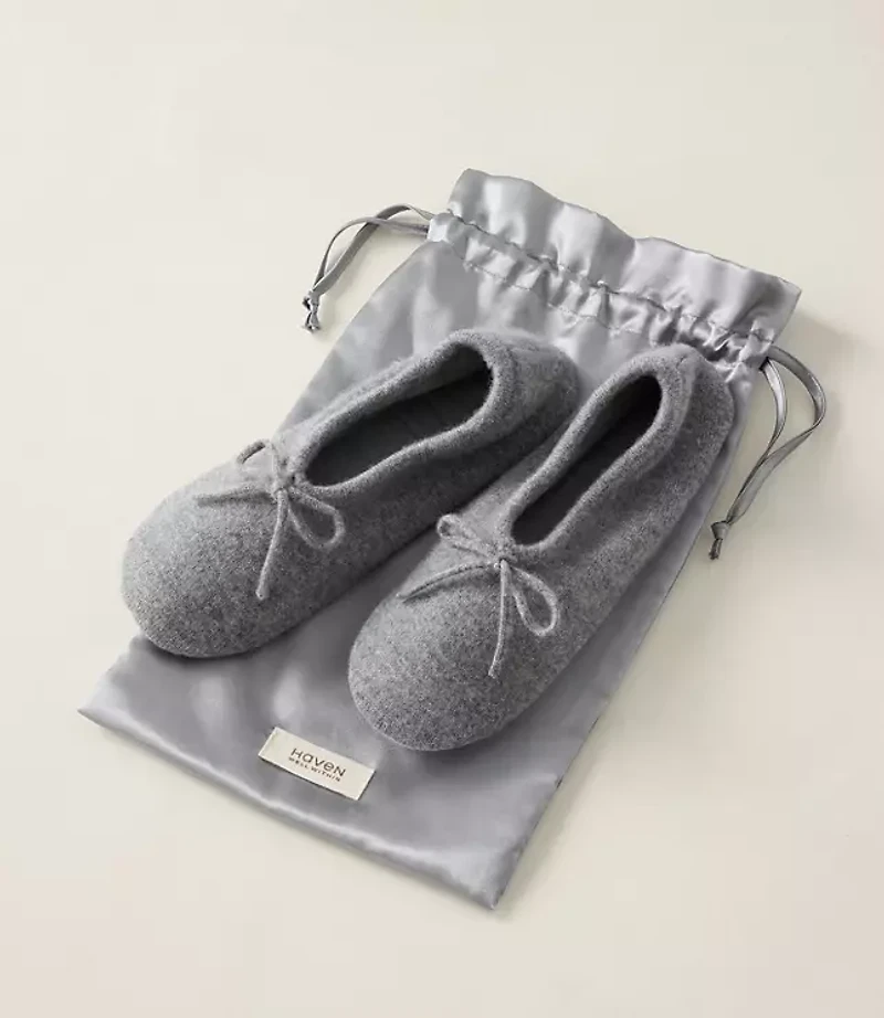 Haven Well Within Cashmere Travel Slippers