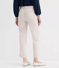 Petite Cuffed Riviera Slim Pants Melange