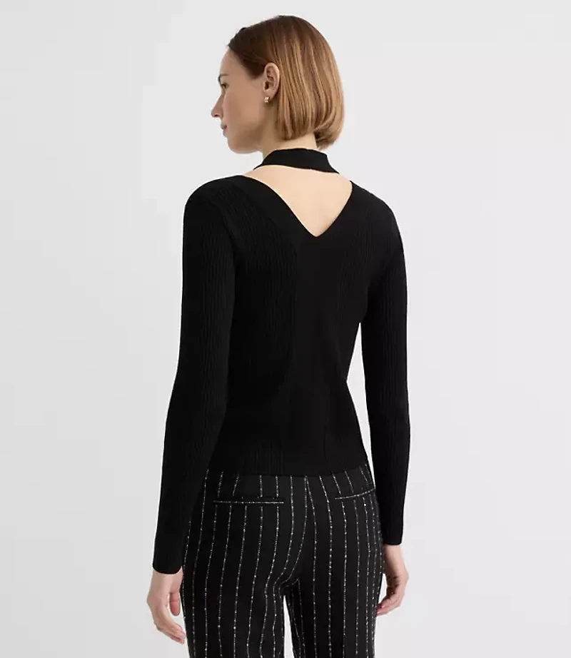 Halter Cutout Cardigan