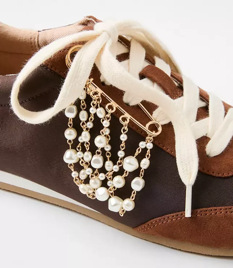 Pearlized Link Shoe Charm Set