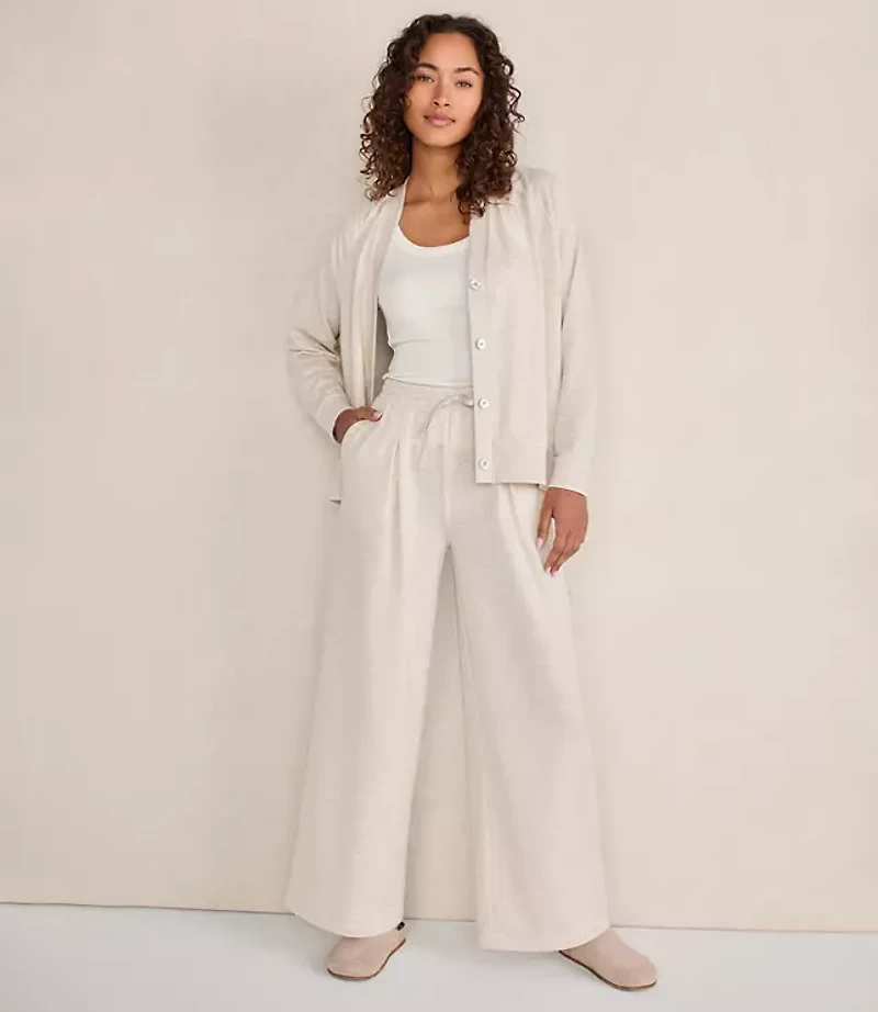 Haven Well Within Lightweight Fleece Pleated Pants