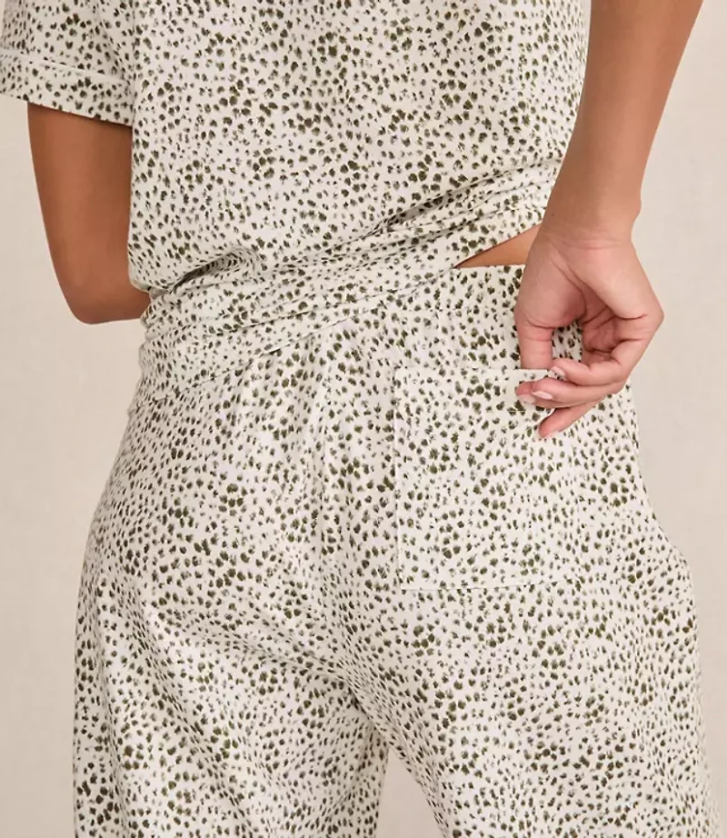 Haven Well Within Organic Cotton Jersey Animal Dot Pajama Pants