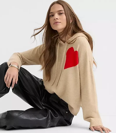 Heart Hoodie Sweater