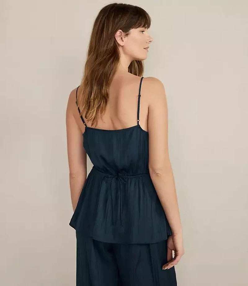 Haven Well Within Silky Pleated Peplum Top