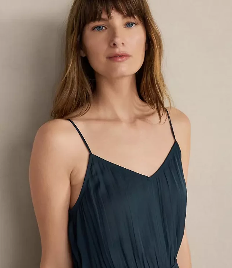 Haven Well Within Silky Pleated Peplum Top